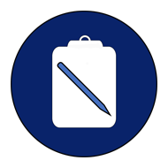 Clipboard and Pencil Icon - Brief Assessment