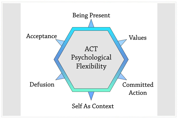 ACT - Acceptance & Commitment Therapy Info-Graphic