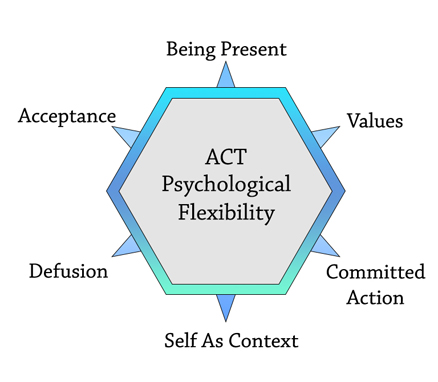 ACT - Acceptance & Commitment Therapy Info-Graphic